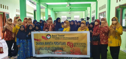 Peringati Hari Bakti Pemasyarakatan, Lapas Surabaya Peduli Anak Yatim dan UMKM