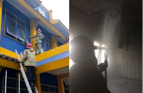 Ruang Kepala Dinas PU SDA Lamongan Hangus Terbakar