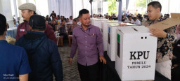 KPU Lamongan Gelar Simulasi Pemungutan dan Perhitungan Suara