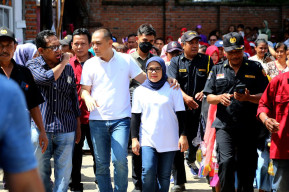 Wali Kota Eri Cahyadi Resmikan Sejumlah Fasilitas Publik di Kelurahan Karangpoh, Bukti Guyub Rukun