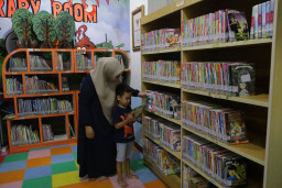 Koleksi Buku Dispusip Surabaya Capai 505.040 Eksemplar, Tahun ini Tambah Lagi Ribuan Buku