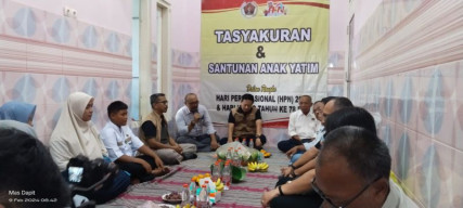 Peringatan HPN ke-78, PWI Lamongan Menggelar dengan Momen Sederhana