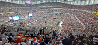 Lautan Manusia di Kampanye Akbar 01 di JIS