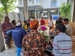 Petani di Lamongan Tasyakuran Sambut Kemenangan Prabowo-Gibran