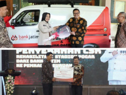 Bank Jatim Salurkan Bantuan CSR ke Pemkab Bangkalan dan Pasuruan