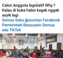 Viral! Foto Diduga Penyelenggara Pemilu Berkumpul di Kediaman Caleg Kabupaten Banyuasin