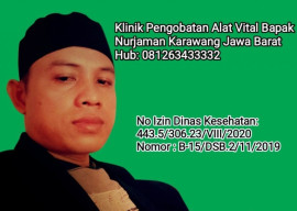 Pengobatan Alat Vital Karawang Jawa Barat Terbaik, Terbukti dan Resmi Bapak Nurjaman 081263433332
