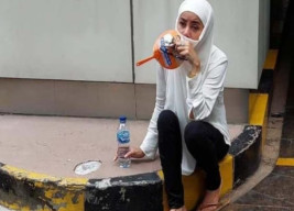 Usai Isi Acara di JIS, Olla Ramlan Kelelahan