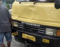 Rem Blong, Truk Tabrak Emak-Emak hingga Meninggal