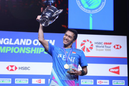 Kalahkan Anthony Ginting, Jonatan Christie Juara All England 2024