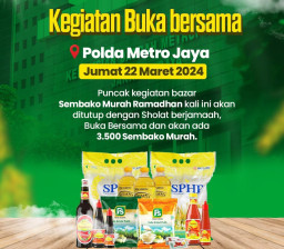 Bulan Ramadhan, Rasa Corp Kolaborasi dengan BULOG dan Polda Metro Jaya Gelar Sembako Murah