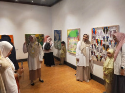 Asah Keberanian Siswa, TK ABA 01 dan KB Mentari Batu Gelar Pameran Creative Action