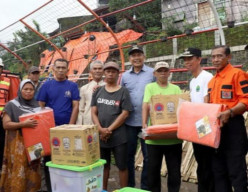Tinjau Plengsengan Ambrol di Sukun, Ini Pesan Pj Wali Kota Malang