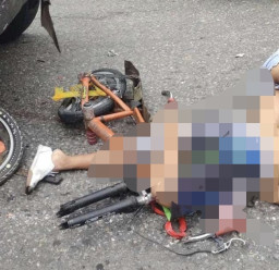 4 Pesepeda Ditabrak Truk, 2 Tewas Mengenaskan