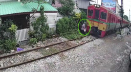 Kakek Usia 74 Tahun Remuk Ditabrak Kereta Api