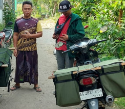 Motor Penjual Pentol Digondol Maling  Depan RS Ittihad Togogan-Srengat