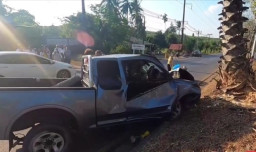 Mobil Tabrak Pohon, 5 Luka-Luka dan 1 Tewas