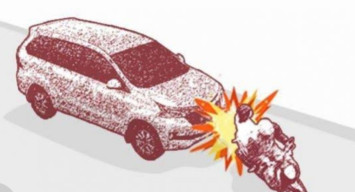 Motor Adu Banteng Lawan Mobil,  1 Tewas