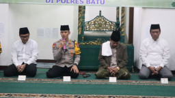 Kapolres Batu Apresiasi Digelarnya Safari Ramadan di Masjid Roudlotul Amni