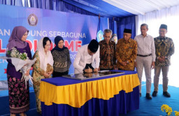 Rektor UNDIP Resmikan Gedung Serbaguna Muladi Dome