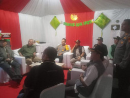 Kapolsek Cimanggis Stand By di Pospam Jati Jajar, Ini Pesannya?