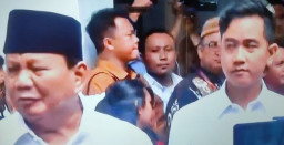 Tiba di Gedung KPU, Prabowo: Saatnya Kita Bersatu Membangun Bangsa