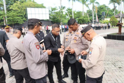 Tim Bidpropam Polda Jatim Gelar Gaktiblin Anggota di Polres Nganjuk