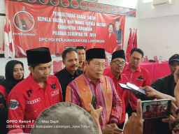 Wakil Bupati Lamongan Daftar Bakal Calon Bupati