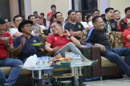 Polres Nganjuk Gelar Nobar Piala Asia U-23