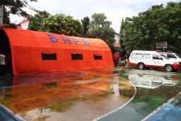 Pemkot Libatkan Masyarakat-Forkopimcam dalam Simulasi Kesiapsiagaan Bencana di Peringatan HKB 2024