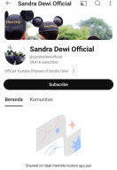 Setelah Hapus Akun Instagram, Sandra Dewi Kini Delete Semua Konten di Youtube