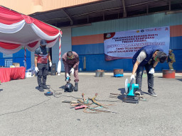 Kejaksaan Negeri Surabaya Musnahkan BB  Narkotika yang Sudah Berkekuatan Hukum Tetap