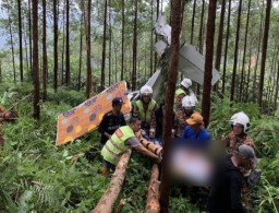 Pesawat Cesna Jatuh, Instruktur dan Peserta Selamat