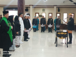 Sebanyak 50 Pejabat di Lamongan Dilantik Ulang