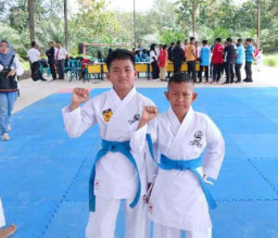 Meraih Juara 1 Cabor Karate, Muhammad Aqil Assabara Melaju ke Tingkat Provinsi