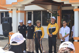 Sekda Kotabaru Kontingen Atlit yang Berlaga di Popda 2024