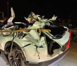 HRV Hancur Tabrak Bak Truk di Tol Medan-Tebing Tinggi, 1 Tewas