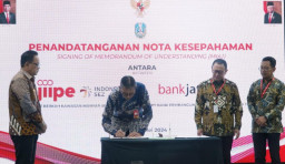 Perkuat Ekspansi Bisnis, Bank Jatim Tandatangani MoU dengan Pengelola JIIPE