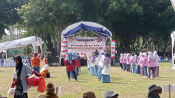 HUT IGTKI PGRI ke-74 Se-Kabupaten Bogor, Digelae di Pantai Anyar