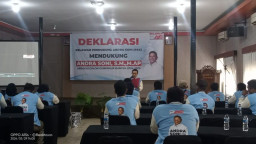 Relawan Andra Soni Gelar Deklarasi