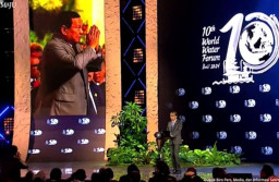 Jokowi Perkenalkan Prabowo Sebagai Presiden Indonesia Terpilih di World Water Forum