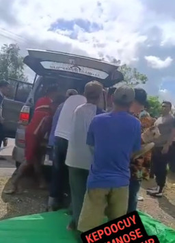 Tergiling Mesin Perontok Jagung, Tubuh Pria Ini Sulit Dikenali