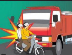 Motor Tabrak Truk Parkir, 1 Tewas