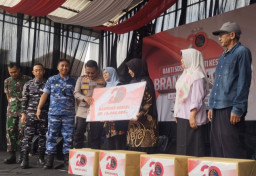 Sinergitas Alumni Akademi TNI-Polri Tahun 2003 Diwujudkan Bakti Sosial