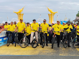 Ratusan Peserta Semarakan Fun Bike dan Pro Hari Jadi Kabupaten Kotabaru ke- 74