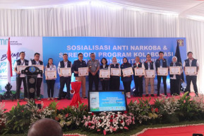 Kepala Kanwil Kemenkumham DKI Resmikan 8 Program BUMN Pelita Warna