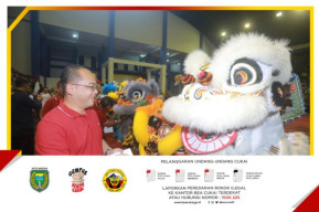 Meriah, Puluhan Peserta Ikuti Kejuaraan Barongsai dan Tarian Naga di Kota Madiun