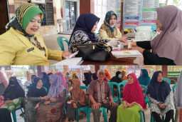 Puluhan Lansia di Lamongan Ikut Posyandu