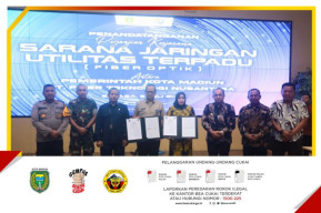 Dongkrak PAD, Pemkot Madiun Kerjasama Jaringan Utilitas dengan FTN
