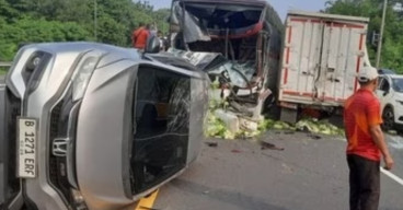 9 Mobil Tabrakan di Tol Cipularang